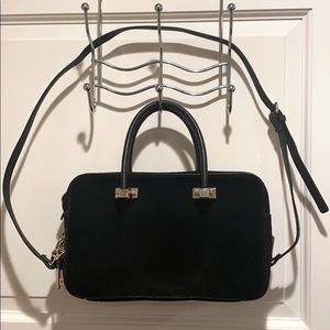Black Suede Purse